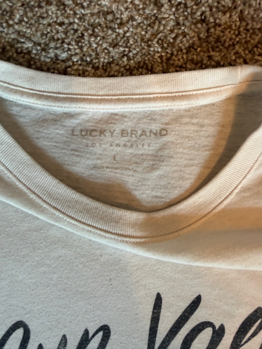 Lucky Brand Cream Tank Top - Picture 2 of 6
